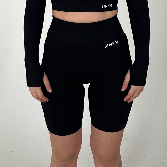 Black Seamless Shorts