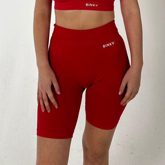 Red Seamless Shorts